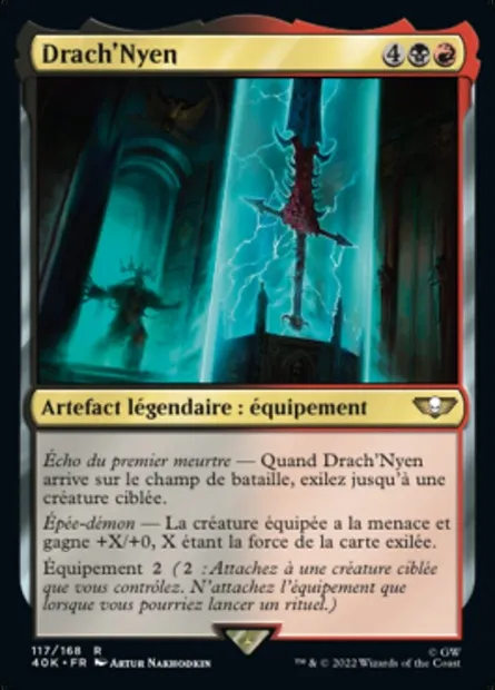 Drach'Nyen, carte Magic 40K 117 — extension Warhammer 40,000 Commander