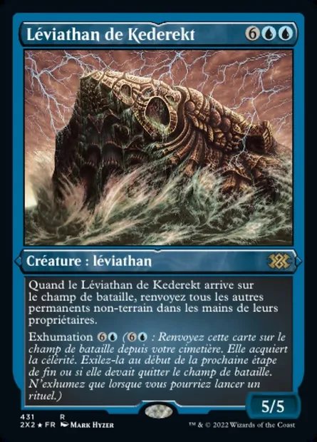 Léviathan de Kederekt, carte Magic 2X2 431 — extension Double Masters 2022