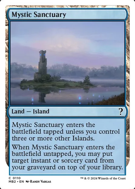 Mystic Sanctuary, Magic card MB2 110 — Mystery Booster 2 set