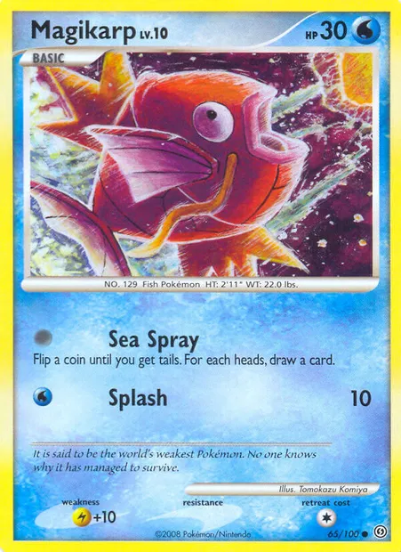 Magikarp, Pokémon card SF 65 — Stormfront set