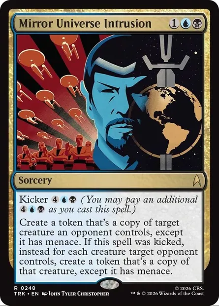 Mirror Universe Intrusion, carte Magic TRK 248 — extension Star Trek