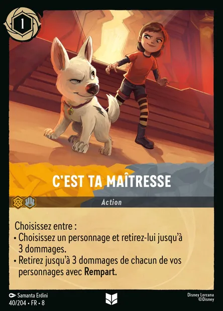 C'est ta maîtresse, carte Disney Lorcana CH8-040 — extension Le Règne de Jafar