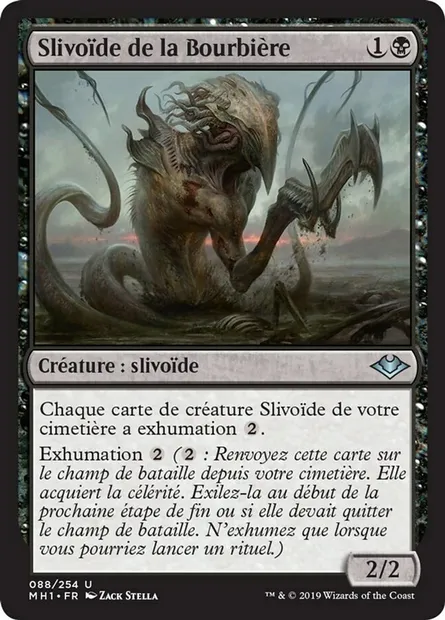 Slivoïde de la Bourbière, carte Magic MH1 88 — extension Horizons du Modern