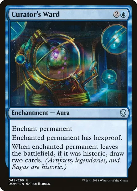Curator's Ward, Magic card DOM 49 — Dominaria set