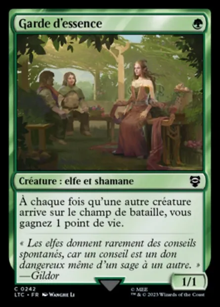 Garde d'essence, carte Magic LTC 242 — extension Tales of Middle-earth Commander