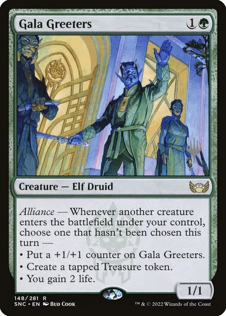 Gala Greeters, Magic card PSNC 148p — Streets of New Capenna Promos set