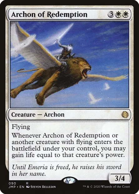 Archon of Redemption, Magic card JMP 90 — Jumpstart set