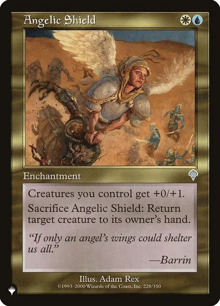 Angelic Shield, Magic card PLST INV-228 — The List set
