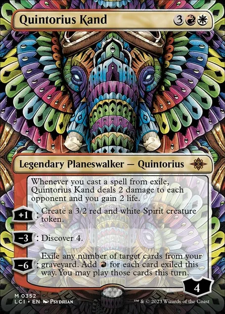 Quintorius Kand, Magic card LCI 352 — The Lost Caverns of Ixalan set