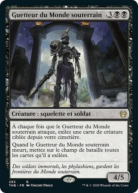 Guetteur du Monde souterrain, carte Magic THB 293 — extension Theros Beyond Death
