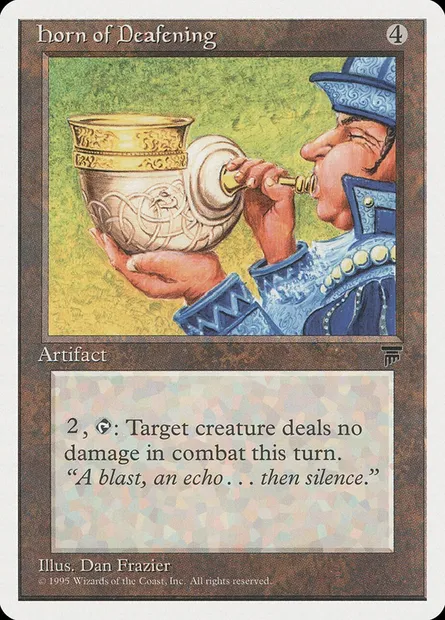 Horn of Deafening, Magic card CHR 100 — Chronicles set
