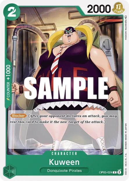 Kuween, carte One Piece OP05-024 — extension AWAKENING OF THE NEW ERA