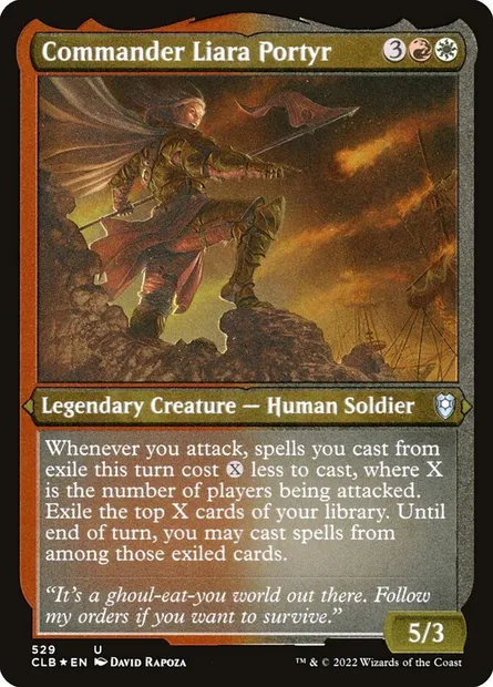 Commander Liara Portyr, Magic card CLB 529 — Commander Legends: Battle for Baldur's Gate set