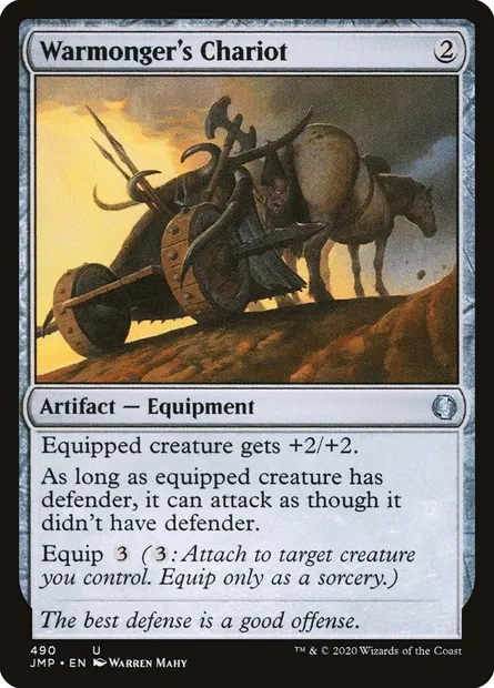 Warmonger's Chariot, Magic card JMP 490 — Jumpstart set
