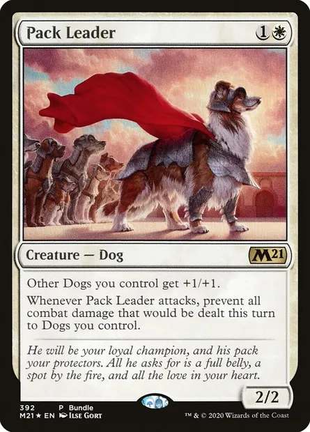 Chef de la meute, carte Magic M21 392 — extension Core Set 2021