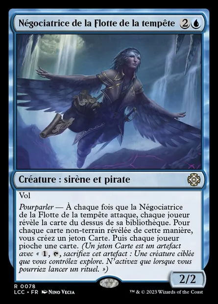 Négociatrice de la Flotte de la tempête, carte Magic LCC 78 — extension The Lost Caverns of Ixalan Commander