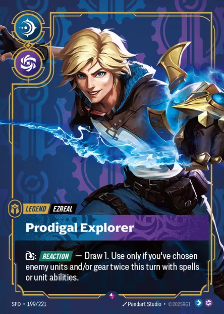 Prodigal Explorer, carte Riftbound SFD 199 — extension Spiritforged
