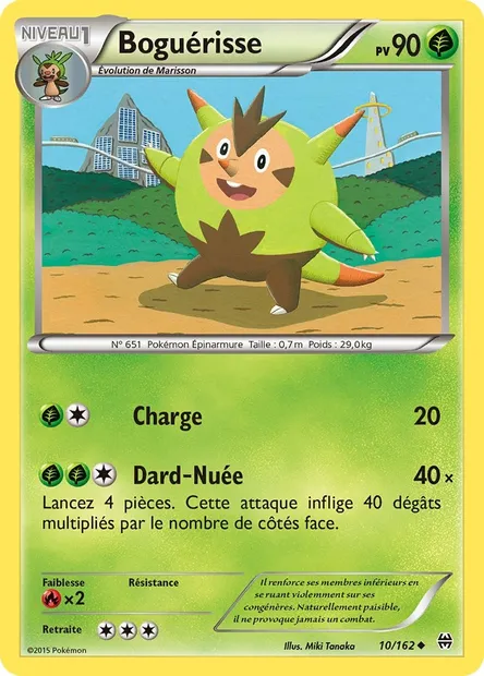 Boguérisse, carte Pokémon BKT 10 — extension Impulsion Turbo
