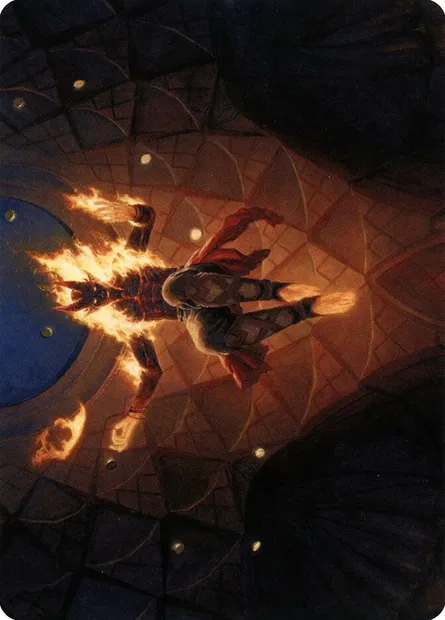 Yusri, Fortune's Flame // Yusri, Fortune's Flame, carte Magic AMH2 60 — extension Modern Horizons 2 Art Series
