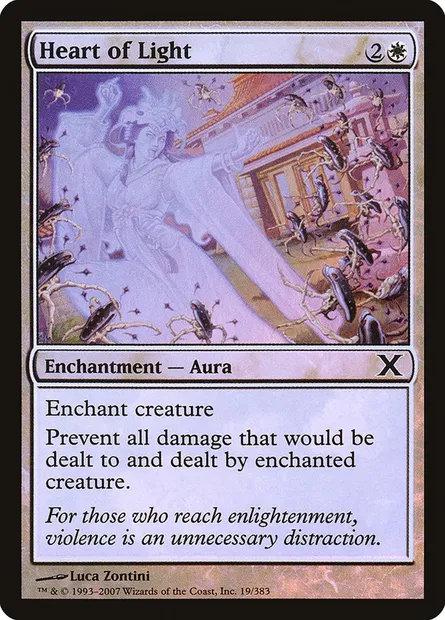 Cœur de lumière, carte Magic 10E 19★ — extension Dixième édition