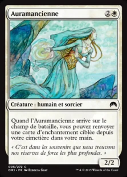 Auramancienne, carte Magic ORI 5 — extension Magic Origines