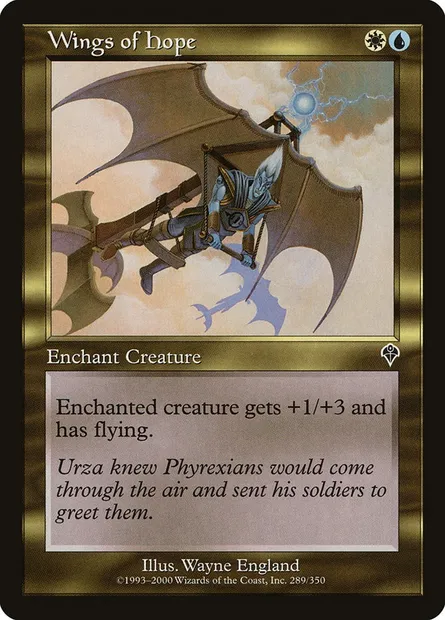 Ailes de l'espoir, carte Magic INV 289 — extension Invasion