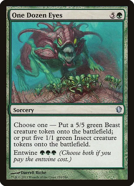 One Dozen Eyes, Magic card C13 159 — Commander 2013 set