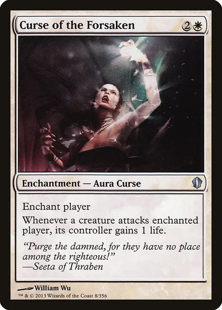 Curse of the Forsaken, Magic card C13 8 — Commander 2013 set