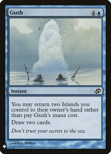 Gush, Magic card PLST DD2-27 — The List set