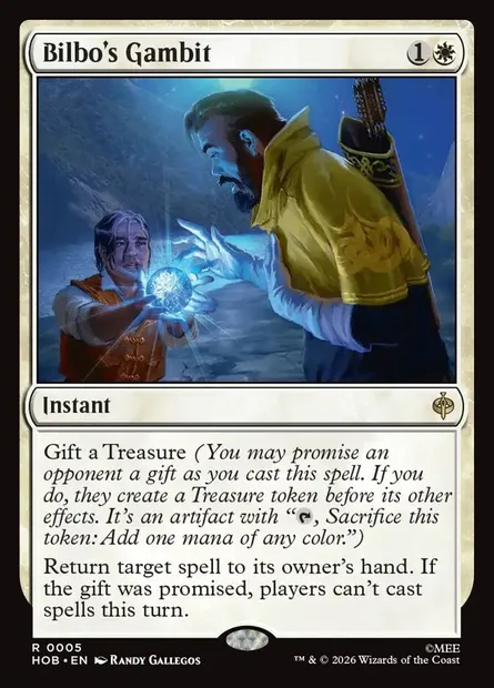 Bilbo's Gambit, Magic card HOB 5 — The Hobbit set