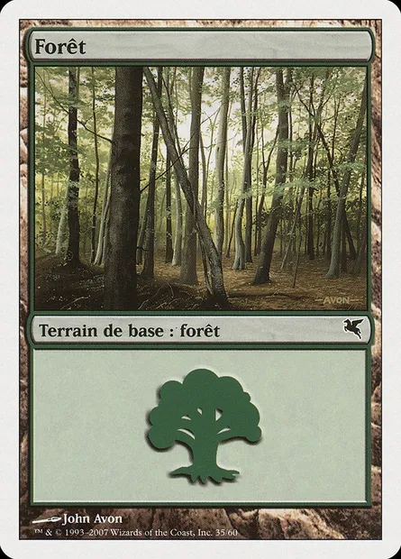 Forêt, carte Magic PSAL I35 — extension Salvat 2005