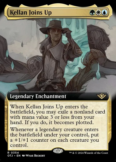 Kellan Joins Up, Magic card OTJ 354 — Outlaws of Thunder Junction set