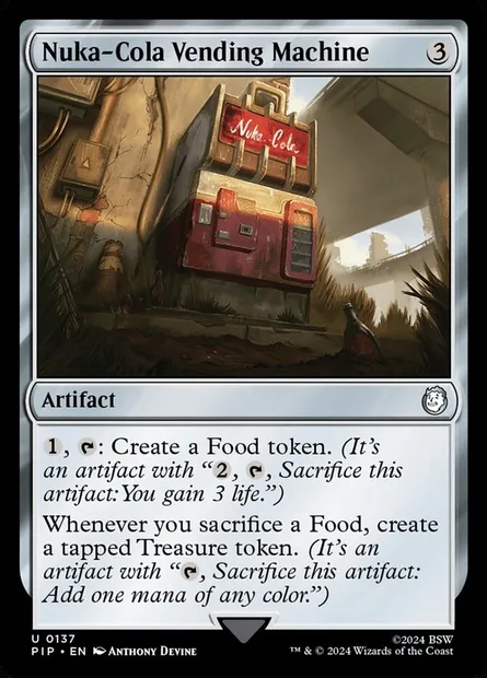 Nuka-Cola Vending Machine, Magic card PIP 137 — Fallout set