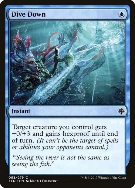 Dive Down, Magic card XLN 53 — Ixalan set
