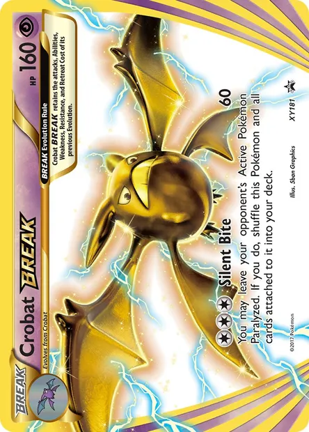 Crobat BREAK, Pokémon card XY 181 — XY Black Star Promos set