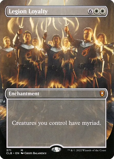 Legion Loyalty, Magic card CLB 371 — Commander Legends: Battle for Baldur's Gate set