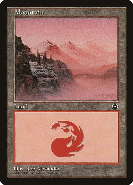 Montagne, carte Magic P02 160 — extension Portal Second Age