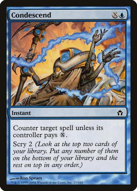 Condescend, Magic card 5DN 27 — Fifth Dawn set