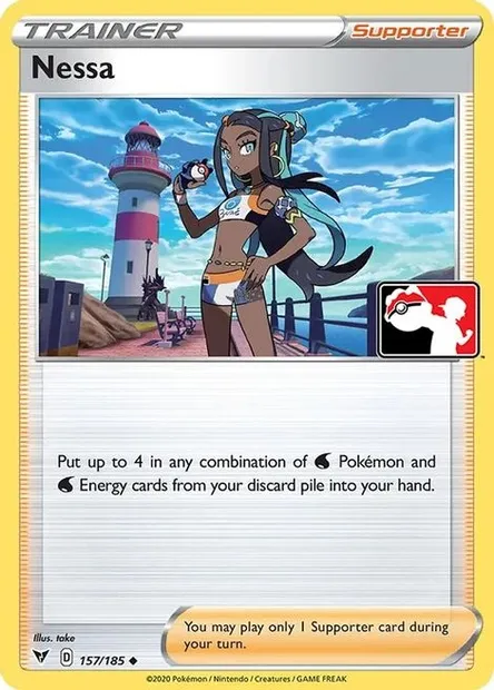 Nessa, Pokémon card PPS 157-2 — Play! Pokémon Prize Pack Series set