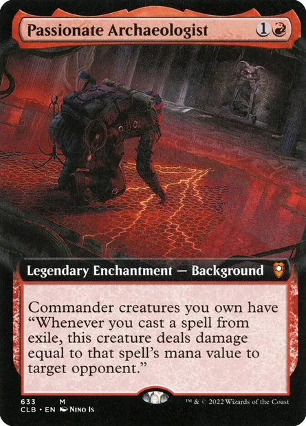 Passionate Archaeologist, Magic card CLB 633 — Commander Legends: Battle for Baldur's Gate set