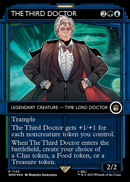 The Third Doctor, Magic card WHO 1145 — Doctor Who set