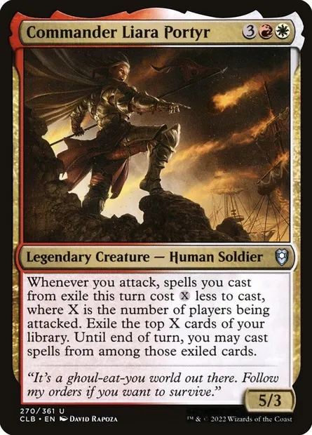 Commander Liara Portyr, Magic card CLB 270 — Commander Legends: Battle for Baldur's Gate set
