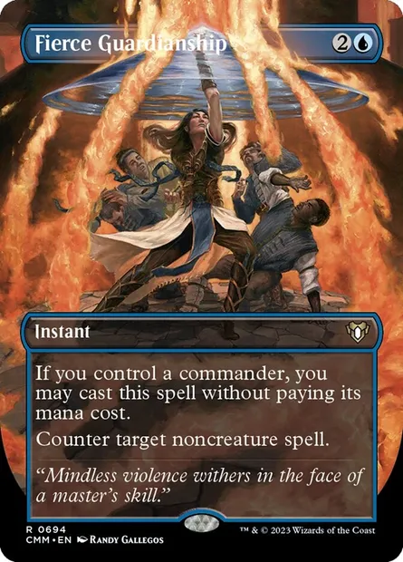 Fierce Guardianship, Magic card CMM 694 — Commander Masters set