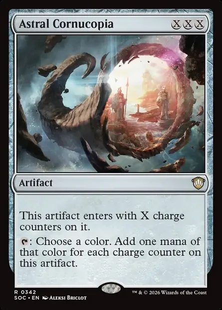 Astral Cornucopia, Magic card SOC 342 — Secrets of Strixhaven Commander set