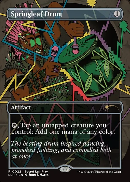 Springleaf Drum, Magic card SLP 22 — Secret Lair Promo set