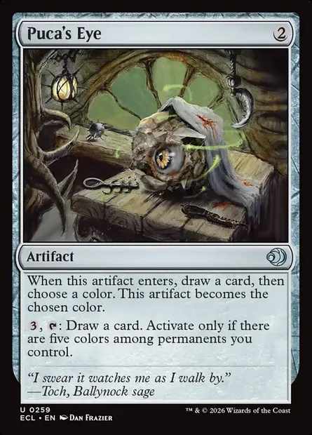 Puca's Eye, Magic card ECL 259 — Lorwyn Eclipsed set