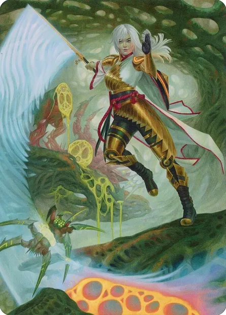 The Eternal Wanderer // The Eternal Wanderer, Magic card AONE 3 — Phyrexia: All Will Be One Art Series set