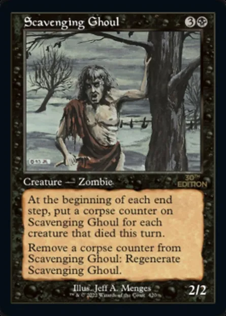 Scavenging Ghoul, Magic card 30A 420 — 30th Anniversary Edition set