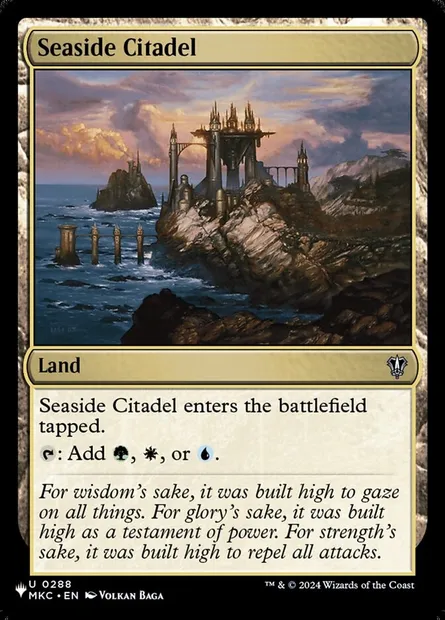 Seaside Citadel, Magic card PLST MKC-288 — The List set