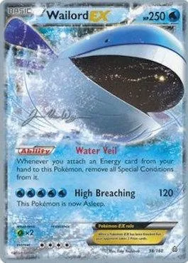 Wailord EX, Pokémon card WCD15 038 — World Championship Decks 2015 set